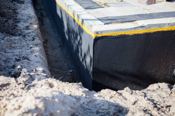 Residential Waterproofing installation at a Cairo, IL home by SJ Waterproofing Pros